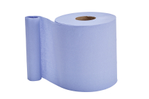 Centrefeed 2ply Blue Embossed Roll