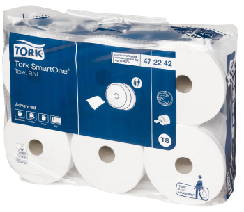 Tork White Smart-One Toilet Roll