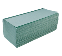 Green 1Ply Interfold Hand Towels