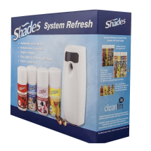 Auto Air Freshener Starter Kit (1x Dispenser,4x Refills)