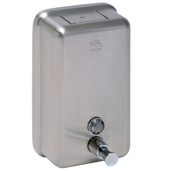 Vertical Soap Dispenser S/S Satin Brushed