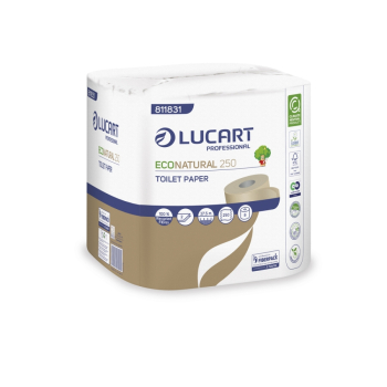 ECONATURAL 250 TOILET ROLLS 2PLY