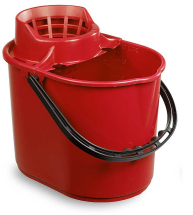 Plastic Mop Bucket Red
