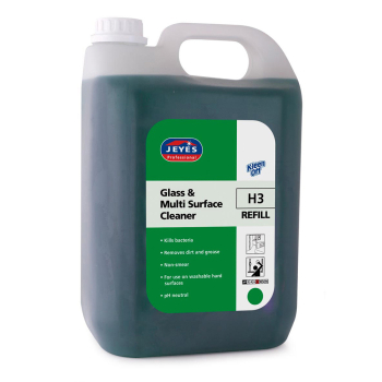 H3 Concentrated Glass & Multi Surface Cleaner 2ltr