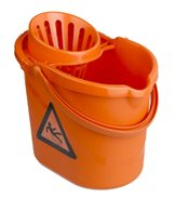 Plastic Mop Bucket Orange