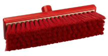 Red Medium Broom Head Resin-Set 12inch