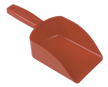 Red Plastic Scoop Small Red Plastic Scoop Small