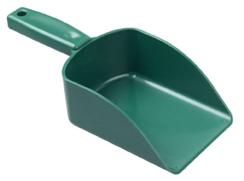 Green Plastic Scoop Small Green Plastic Scoop Small