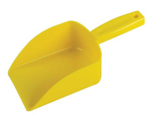Yellow Plastic Scoop Small