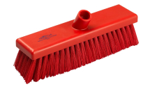 Red 12inch Medium Hygiene Broom Head