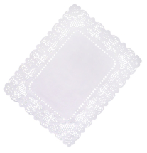 White Lace Paper Tray Cover 12x16inch