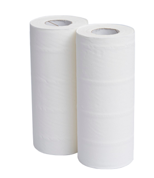 10Inch Wiping Rolls 2Ply White