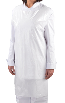 Plastic Aprons White Premium