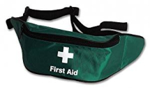 First Aid Lone Worker Bum Bag with contents