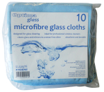 Microfibre Glass Cloths Blue