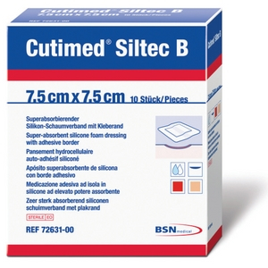 Cutimed Siltec B Dressing 12.5x12.5cm