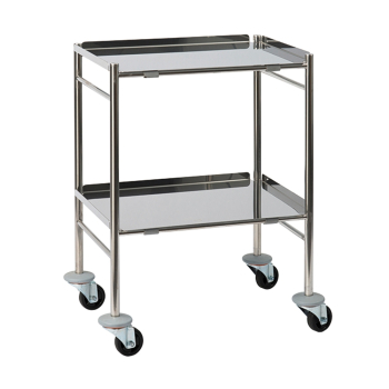 Stainless Steel Dressing Trolley 610x450mm Stainless Steel Dressing Trolley 610x450mm