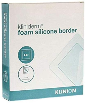 Kliniderm Foam Silicone Border 12.5x12.5cm