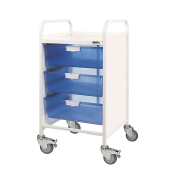 Vista 50 Trolley (2 Double Depth Blue Trays) Vista 50 Trolley (2 Double Depth Blue Trays)