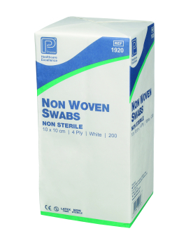 Non-Woven Swabs 4ply 10x10cm Non Sterile