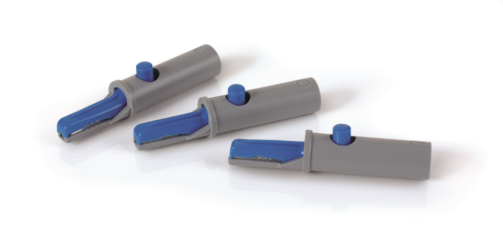 REPUSI Reusable EKG / ECG Alligator Clip 150m Length 3pcs Per Set - Foto 3