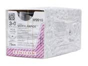 Vicryl Rapide 3/8 Sutures 16mmx75cmx3/0