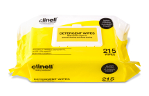 Clinell Detergent Wipes 215 Yellow