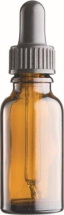 10ml Amber Round Dropper Bottles