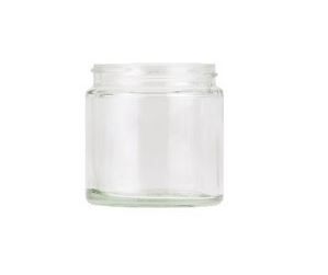120ml Clear Glass Ointment Jars