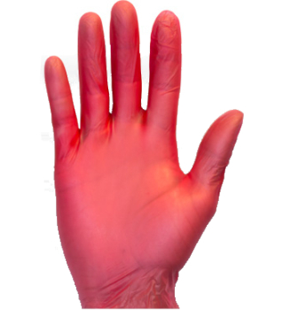 Vinyl Gloves Red Vinyl Gloves Red