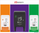 Deb Skin Safety Centre Board (2x1000, 1x2000 Dispensers)