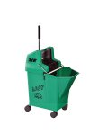 Combo Wringer Bucket 9ltr with Castors Green
