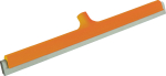 Orange Hygiene Squeegee Head 22"