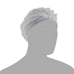 White Medium Mob Cap