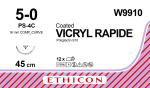 Vicryl Rapide Sutures 16mmx45cmx5/0 W9910