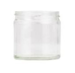 60ml Clear Glass Ointment Jars
