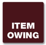 Prescription Labels 'Item Owing'