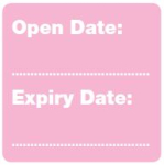 Prescription Labels 'Open/Expiry'