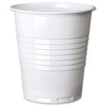 Plastic Cups - Squat 7oz - White (Sleeve of 100)