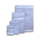 Clear Resealable Polythene Bags - Large 10x14" (x100)