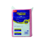 Budget Wipes - J Cloth - x 50 - Red