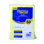 Budget Wipes - J Cloth - x 50 - Yellow