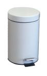 Pedal Bin 5Ltr (Metal Bodied) White