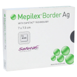 Dressings - Mepilex Ag Border 7x7.5 cm (x5)