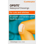 Dressings - Opsite Waterproof - 6.5x5 cm (x 5)