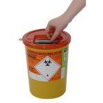 Sharps Bin - Orange lid - 3.75 ltr