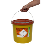 Sharps Bin - Orange lid - 11.5 ltr