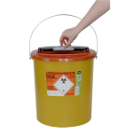 Sharps Bin - Orange lid - 22 ltr xa