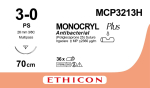 Sutures - Monocryl 3-0 70cm MPY3213H (formerly W3213) x36
