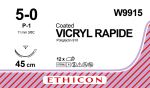 Sutures - Vicryl Rapide- W9915 (5/0) x 12